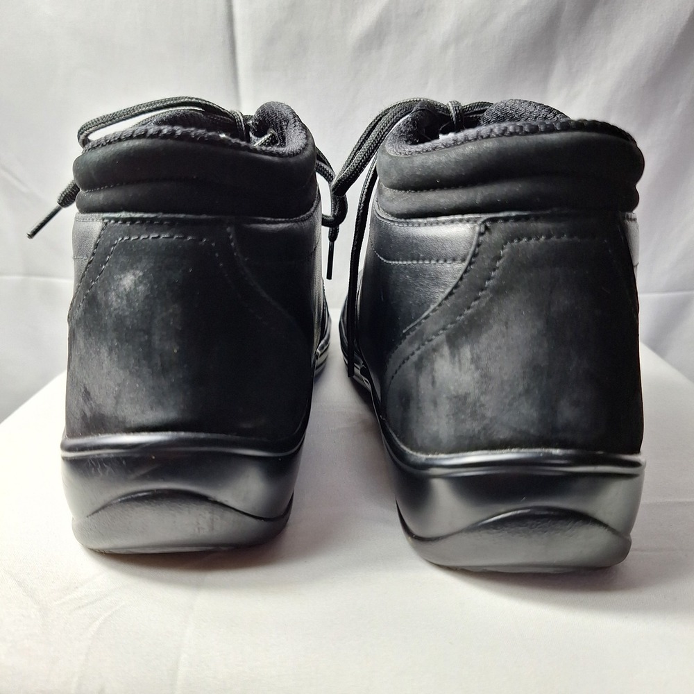 ORTHOFEET Milano 885 Orthopedic Chukka Ankle Boot Womens Sz 9.5B Black Leather - Picture 7 of 10